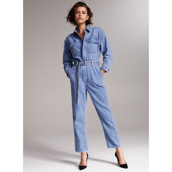 Aritzia Denim Forum The Margot Jumpsuit - Picture 2 of 12